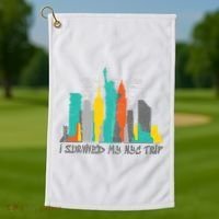 I Survived My Nyc Trip Golf Towel thumb 1
