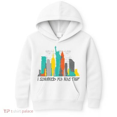 I Survived My Nyc Trip Kids Hoodie