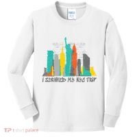 I Survived My Nyc Trip Kids Long Sleeve Shirt thumb 0