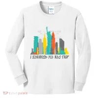 I Survived My Nyc Trip Kids Long Sleeve Shirt thumb 0