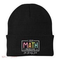 I Solve Math Problems Like ItS My Job Funny Back To School Gift Beanie thumb 0