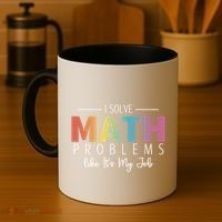 I Solve Math Problems Like ItS My Job Funny Back To School Gift Coffee Mug thumb 4