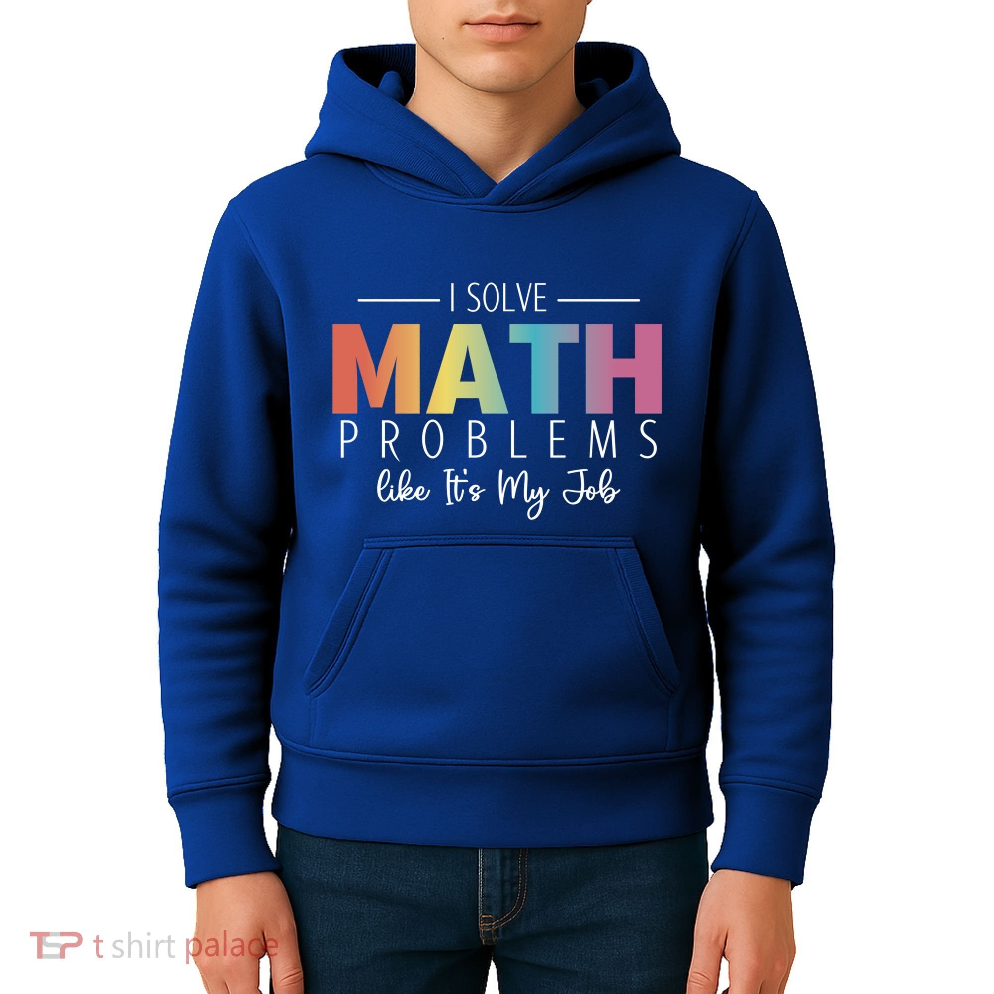 I Solve Math Problems Like ItS My Job Funny Back To School Gift Kids Hoodie
