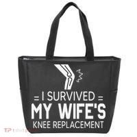 I Survived My Wife’S Knee Replacement Tote Bag thumb 0