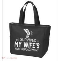 I Survived My Wife’S Knee Replacement Tote Bag thumb 3