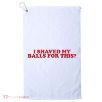 I Shaved My Balls For This Golf Towel thumb 0