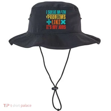 I Solve Math Problems Like ItS My Job Funny Math Saying Bucket Hat