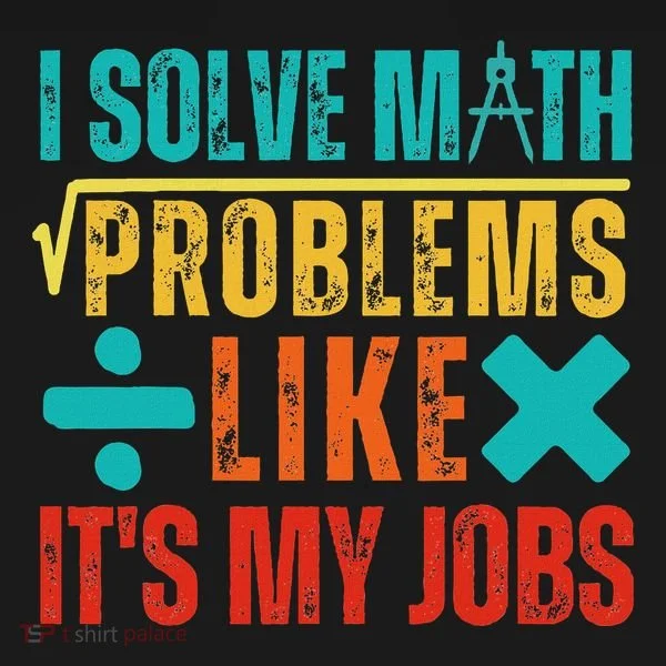 I Solve Math Problems Like ItS My Job Funny Math Saying Women's Long Sleeve Shirt