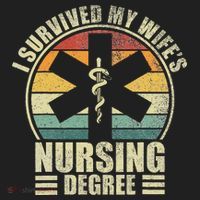 I Survived My WifeS Nursing Degree. Nursing Graduation Tumbler thumb 3