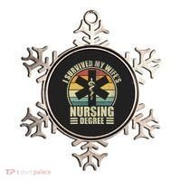 I Survived My WifeS Nursing Degree. Nursing Graduation Ornament thumb 0