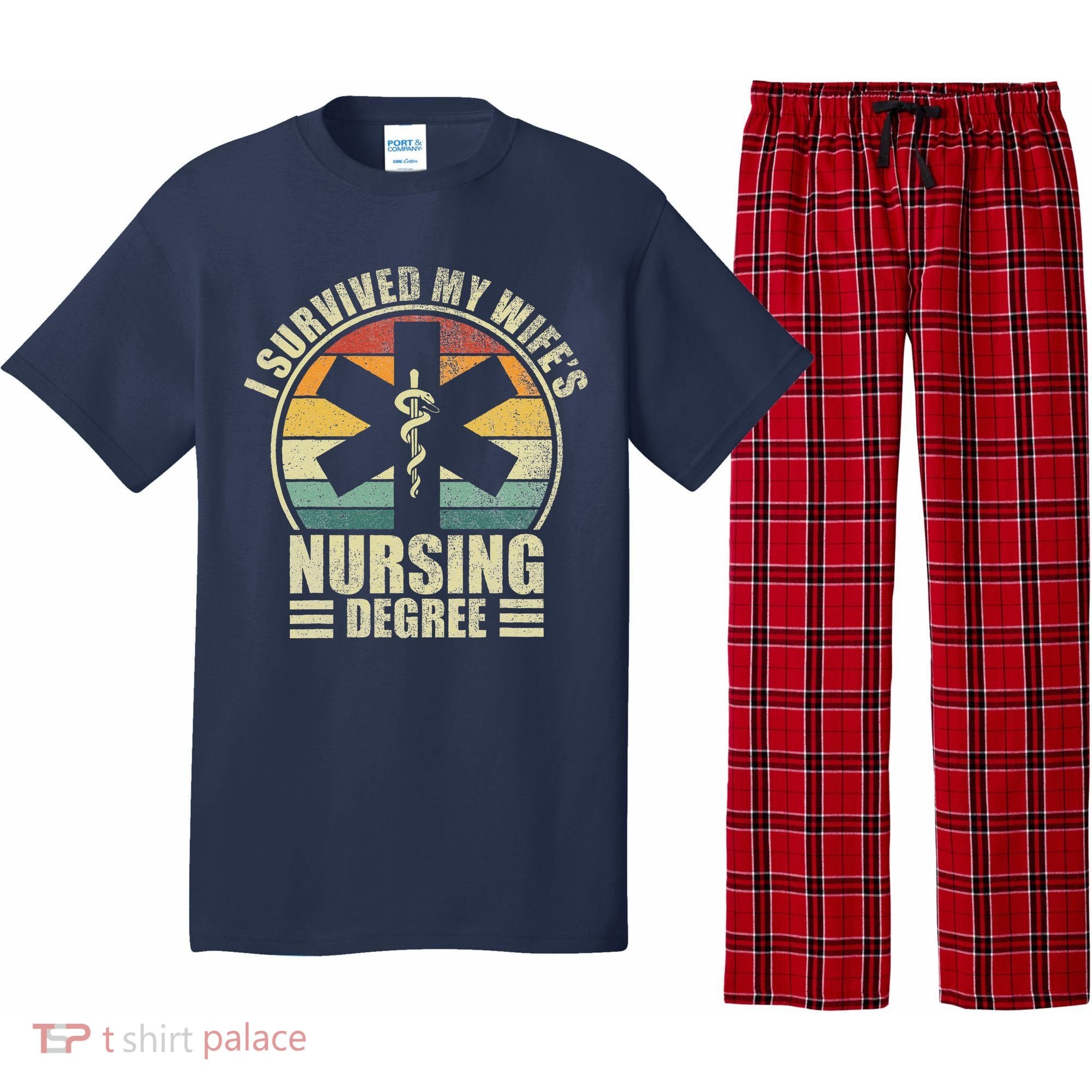 I Survived My WifeS Nursing Degree. Nursing Graduation Pajama Set