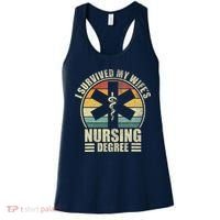 I Survived My WifeS Nursing Degree. Nursing Graduation Women's Tank Top thumb 0