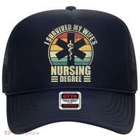 I Survived My WifeS Nursing Degree. Nursing Graduation Hat thumb 0