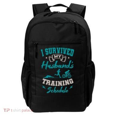 I Survived My HusbandS Training Schedule Triathlon Backpack