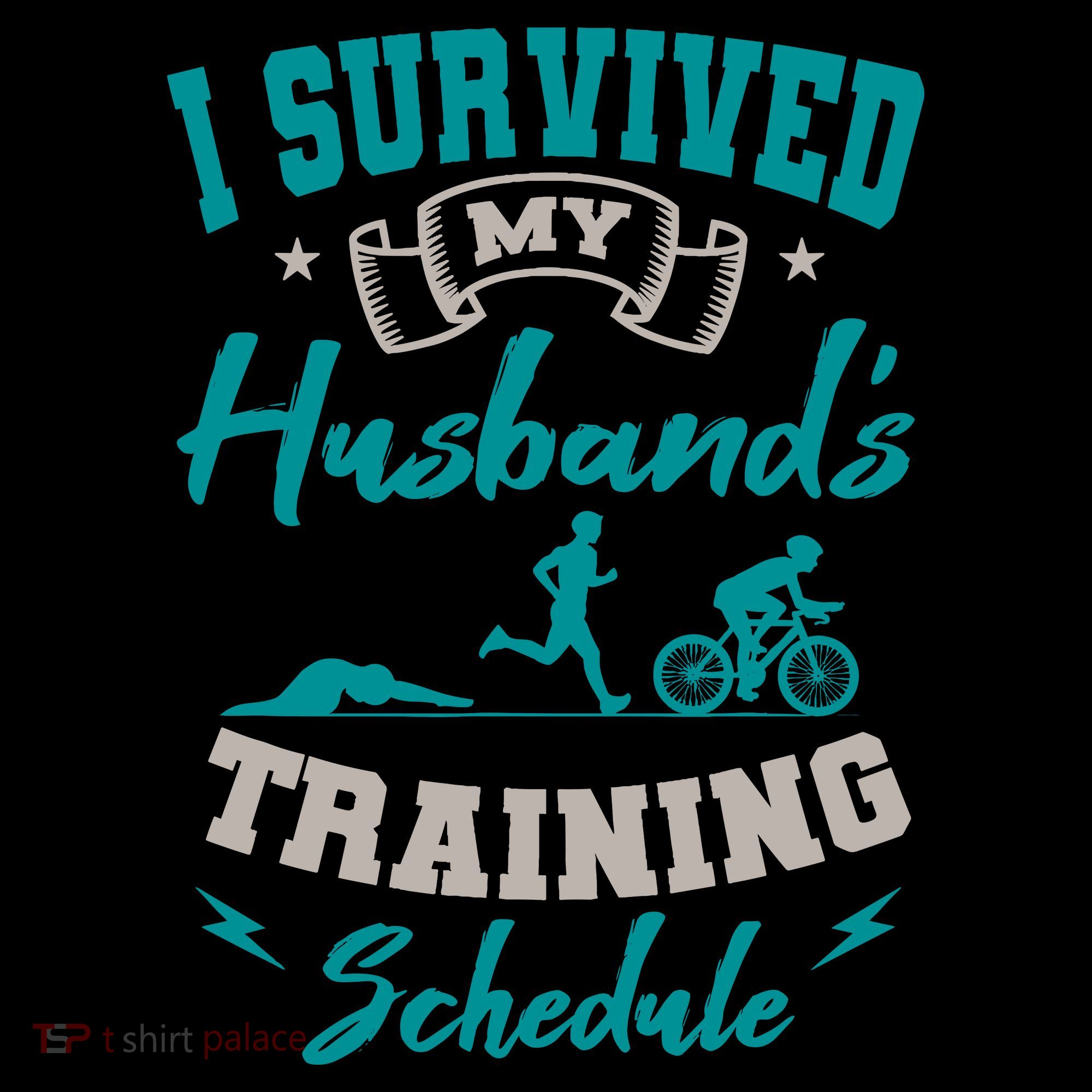 I Survived My HusbandS Training Schedule Triathlon Ornament