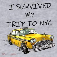 I Survived My Trip To New York City Funny Meme Women's Sweatshirt thumb 2
