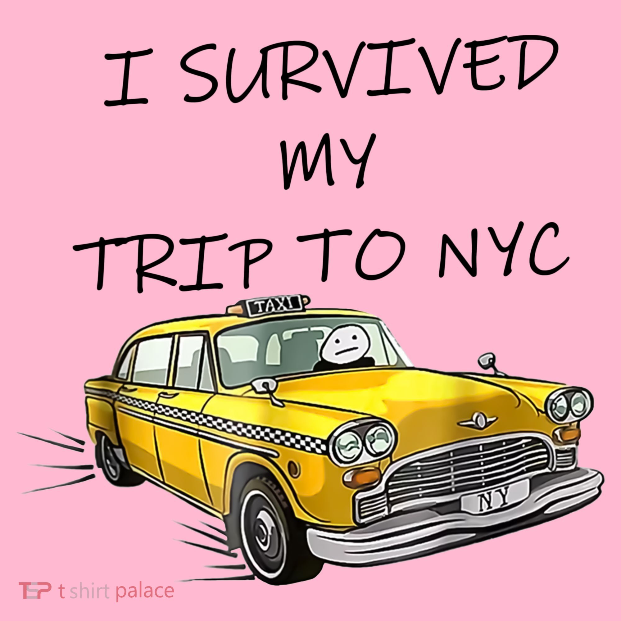 I Survived My Trip To New York City Funny Meme Coaster