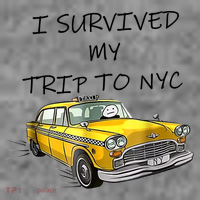 I Survived My Trip To New York City Funny Meme Toddler Hoodie thumb 2