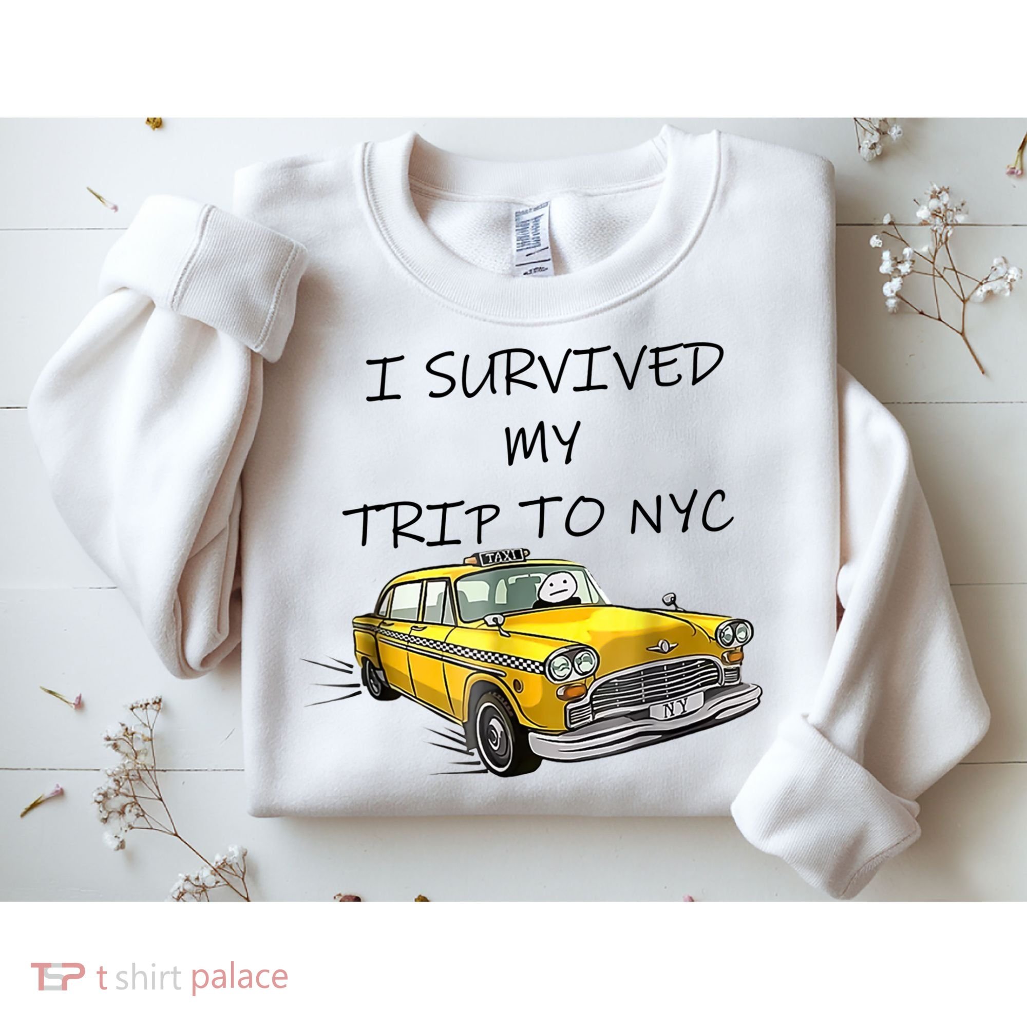I Survived My Trip To New York City Funny Meme Sweatshirt