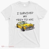 I Survived My Trip To New York City Funny Meme T-Shirt thumb 0