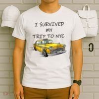 I Survived My Trip To New York City Funny Meme T-Shirt thumb 6