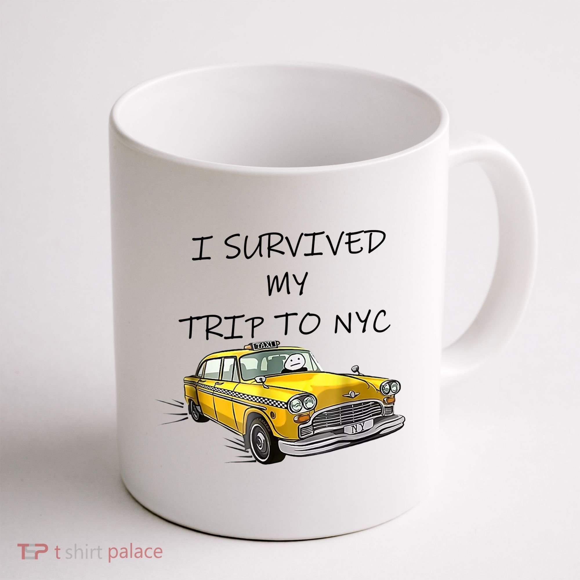 I Survived My Trip To New York City Funny Meme Coffee Mug