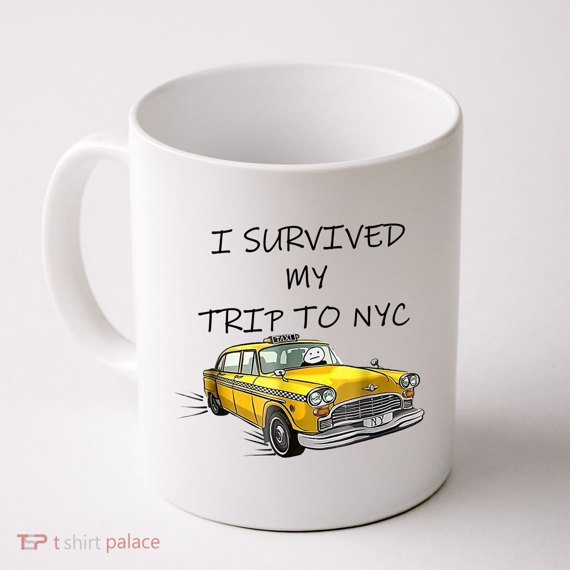 I Survived My Trip To New York City Funny Meme Coffee Mug