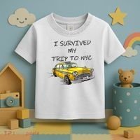 I Survived My Trip To New York City Funny Meme Toddler T-Shirt thumb 3