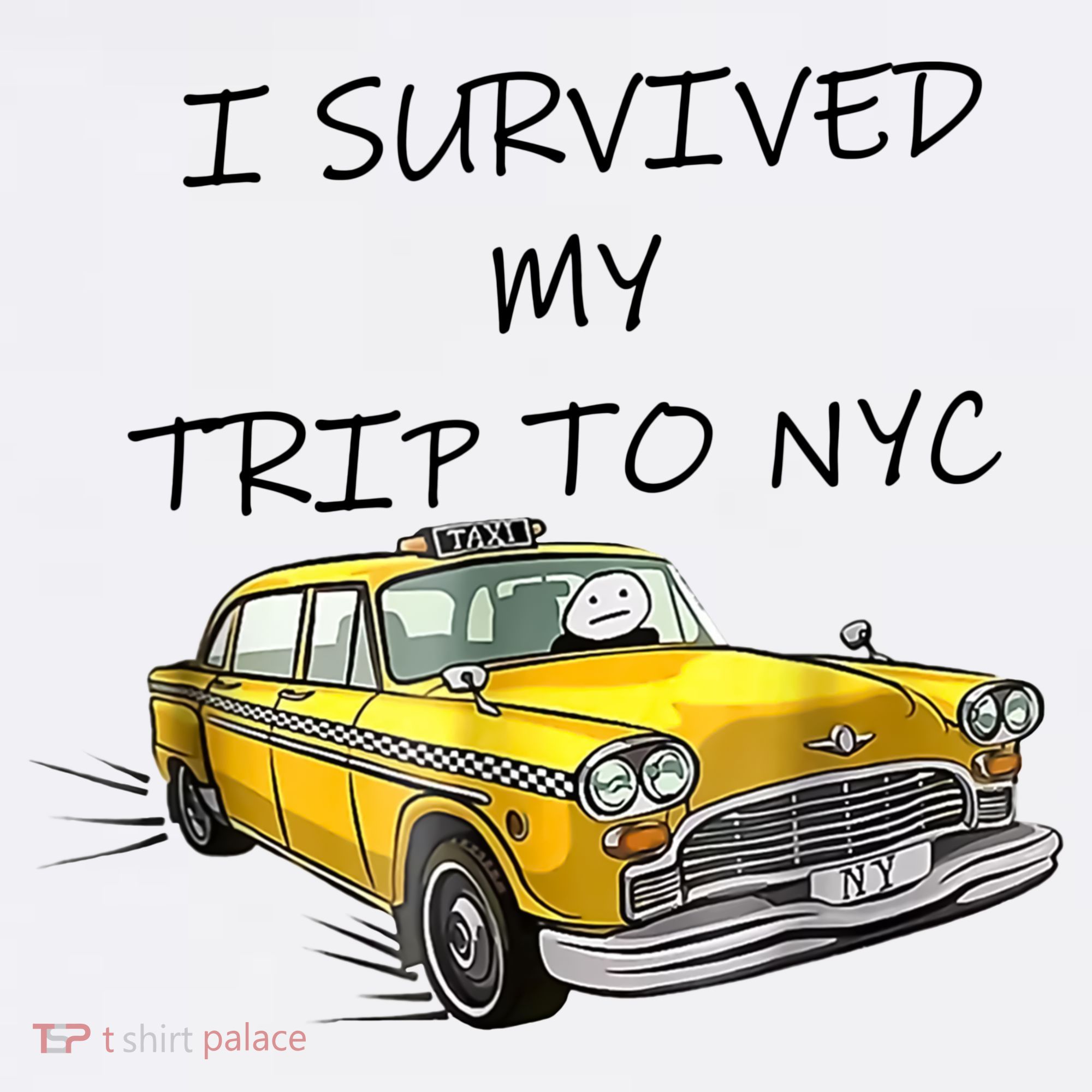 I Survived My Trip To New York City Funny Meme Women's Long Sleeve Shirt