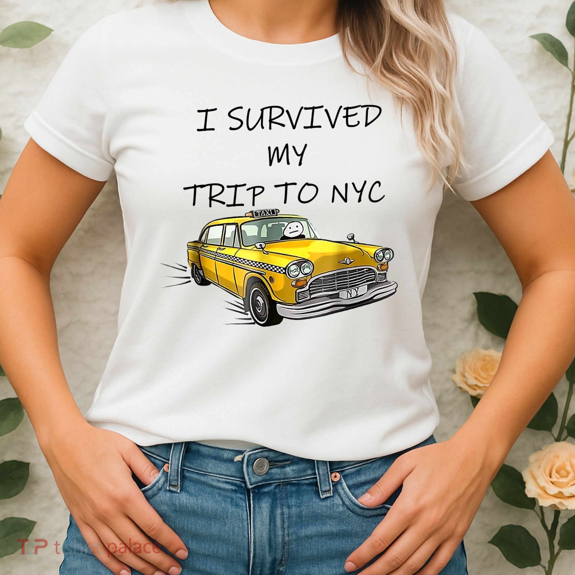 I Survived My Trip To New York City Funny Meme Women's T-Shirt