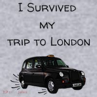 I Survived My Trip To London I Love Ldn London Black Cab Women's Sweatshirt thumb 2