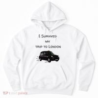 I Survived My Trip To London I Love Ldn London Black Cab Hoodie thumb 0