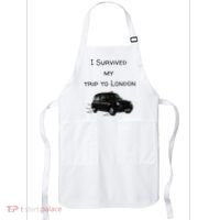 I Survived My Trip To London I Love Ldn London Black Cab Apron thumb 0