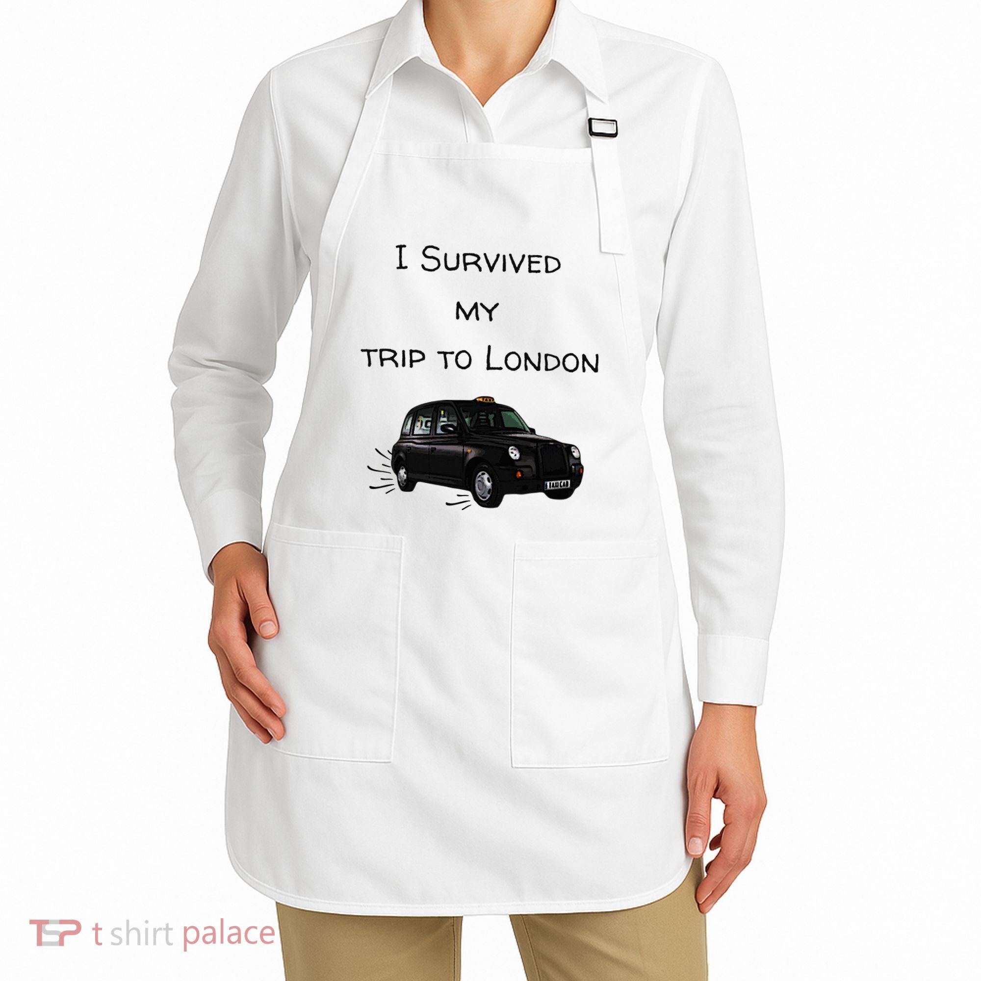 I Survived My Trip To London I Love Ldn London Black Cab Apron