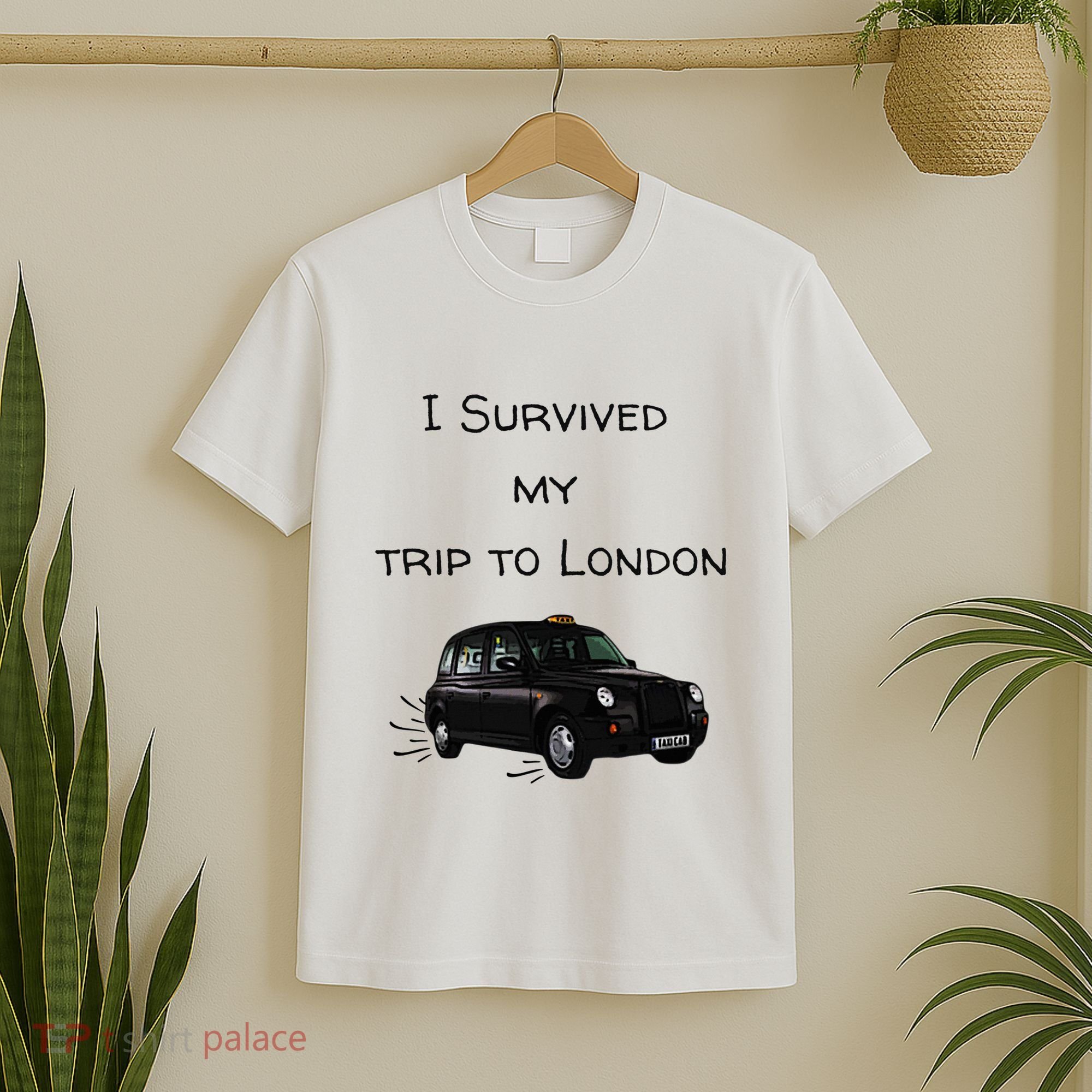 I Survived My Trip To London I Love Ldn London Black Cab T-Shirt