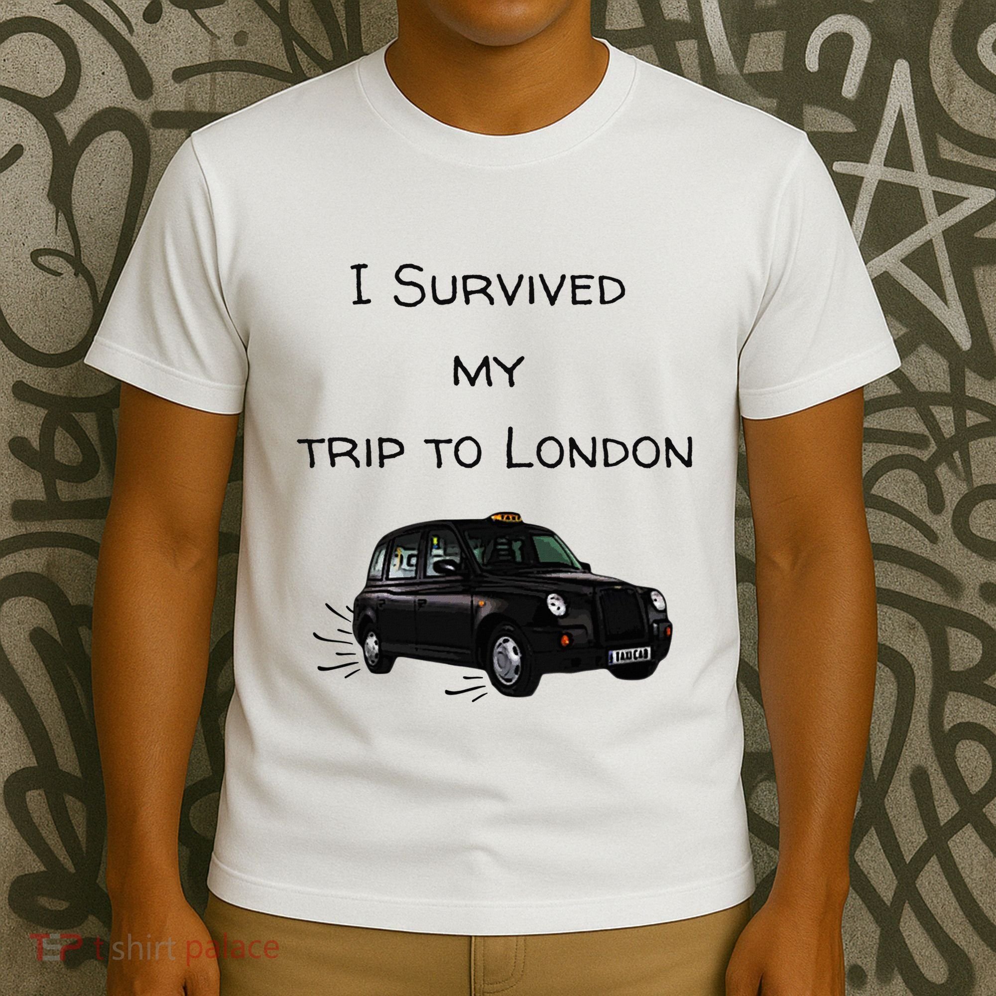 I Survived My Trip To London I Love Ldn London Black Cab T-Shirt
