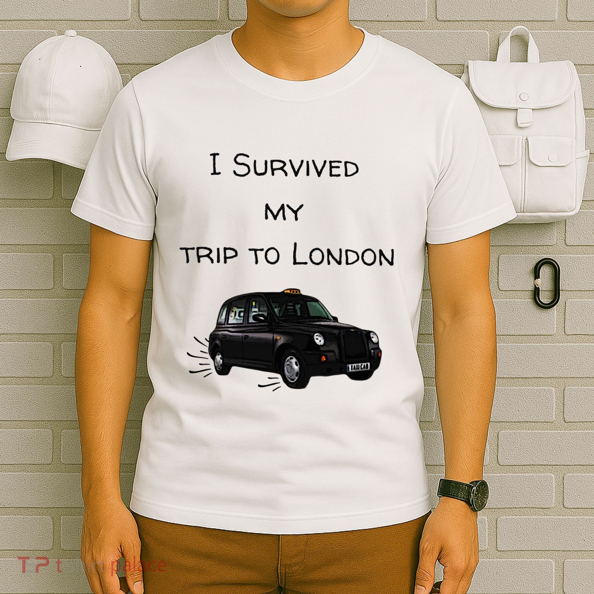 I Survived My Trip To London I Love Ldn London Black Cab T-Shirt