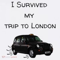I Survived My Trip To London I Love Ldn London Black Cab Women's Hoodie thumb 2