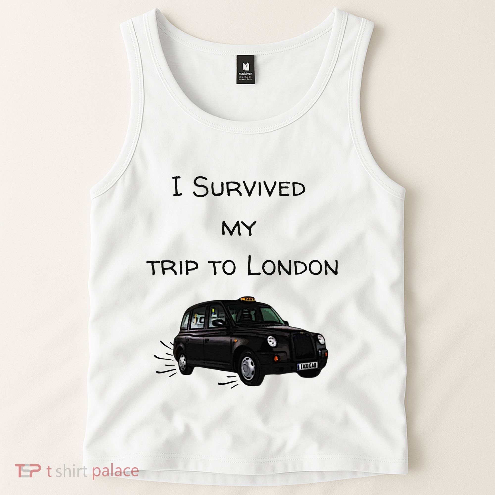 I Survived My Trip To London I Love Ldn London Black Cab Tank Top