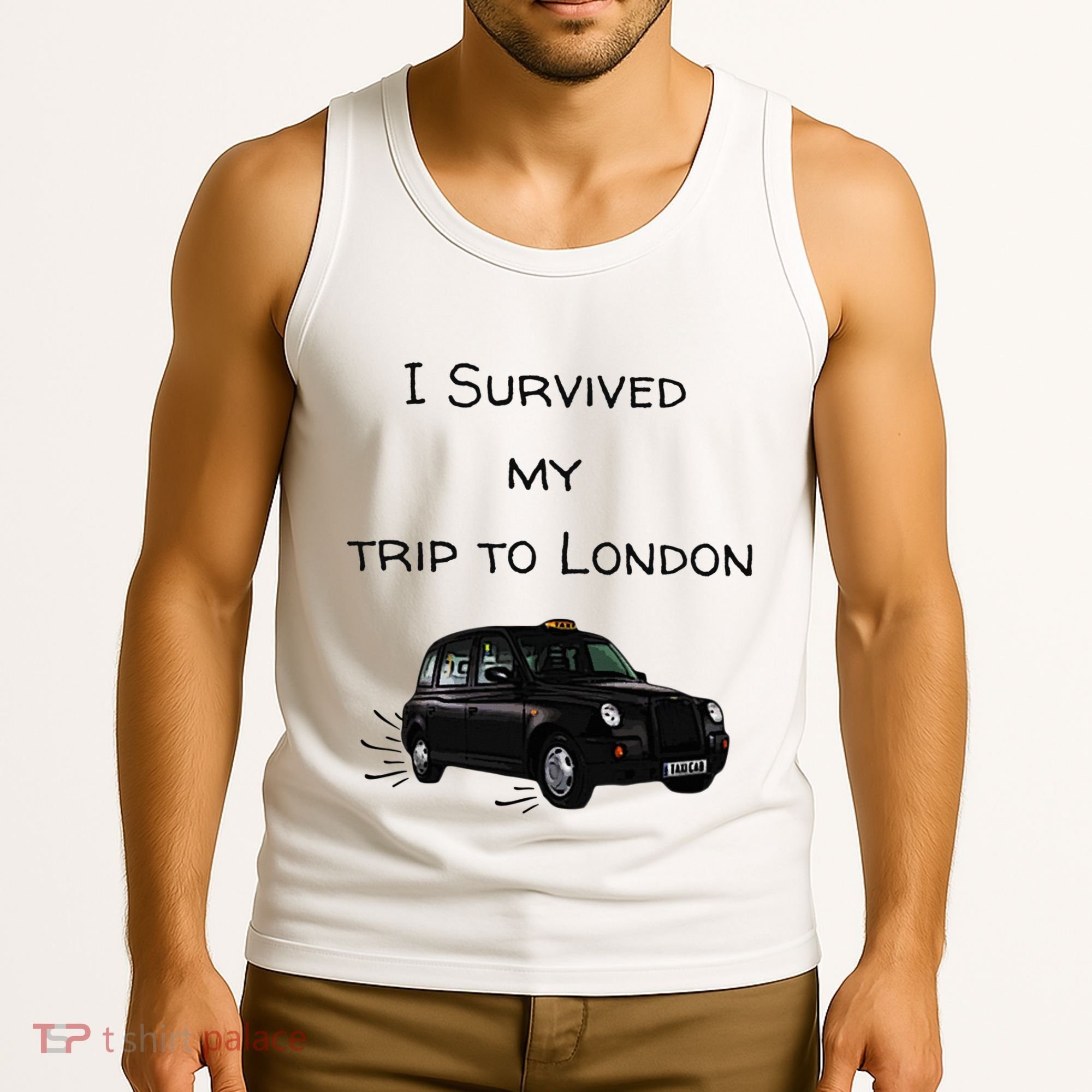 I Survived My Trip To London I Love Ldn London Black Cab Tank Top