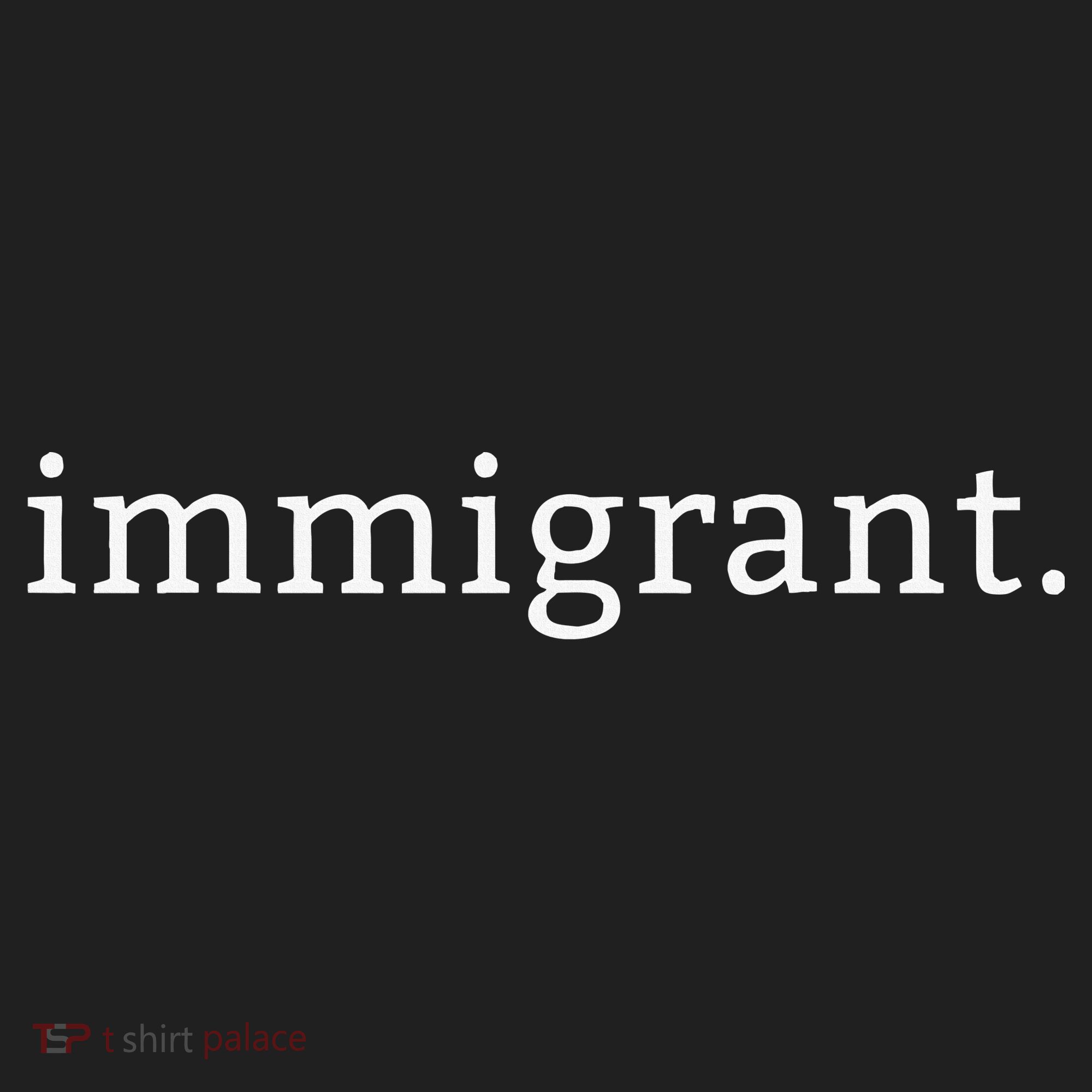 Immigrant Simple Minimalist Antitrump Antiracism Beanie