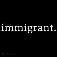 Immigrant Simple Minimalist Antitrump Antiracism Coaster thumb 2