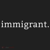 Immigrant Simple Minimalist Antitrump Antiracism Tumbler thumb 3