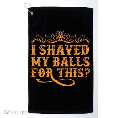 I Shaved My Balls For This Golf Towel