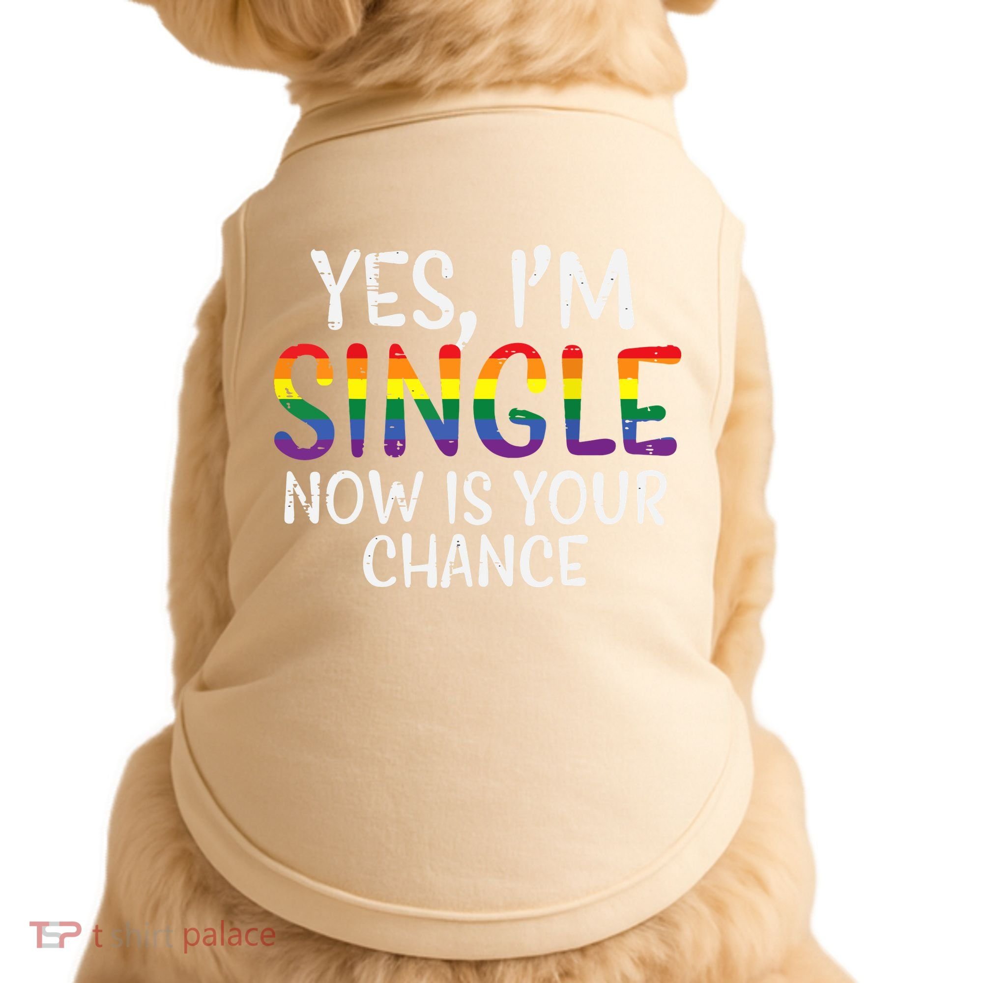 Im Single Now Is Your Chance Pride Month Lesbian Doggie Tank