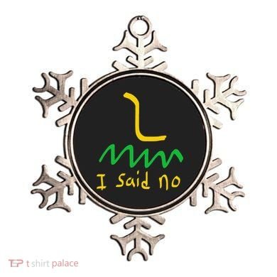 I Said No 1776 Conservative Libertarian Freedom Gadsden Flag Ornament