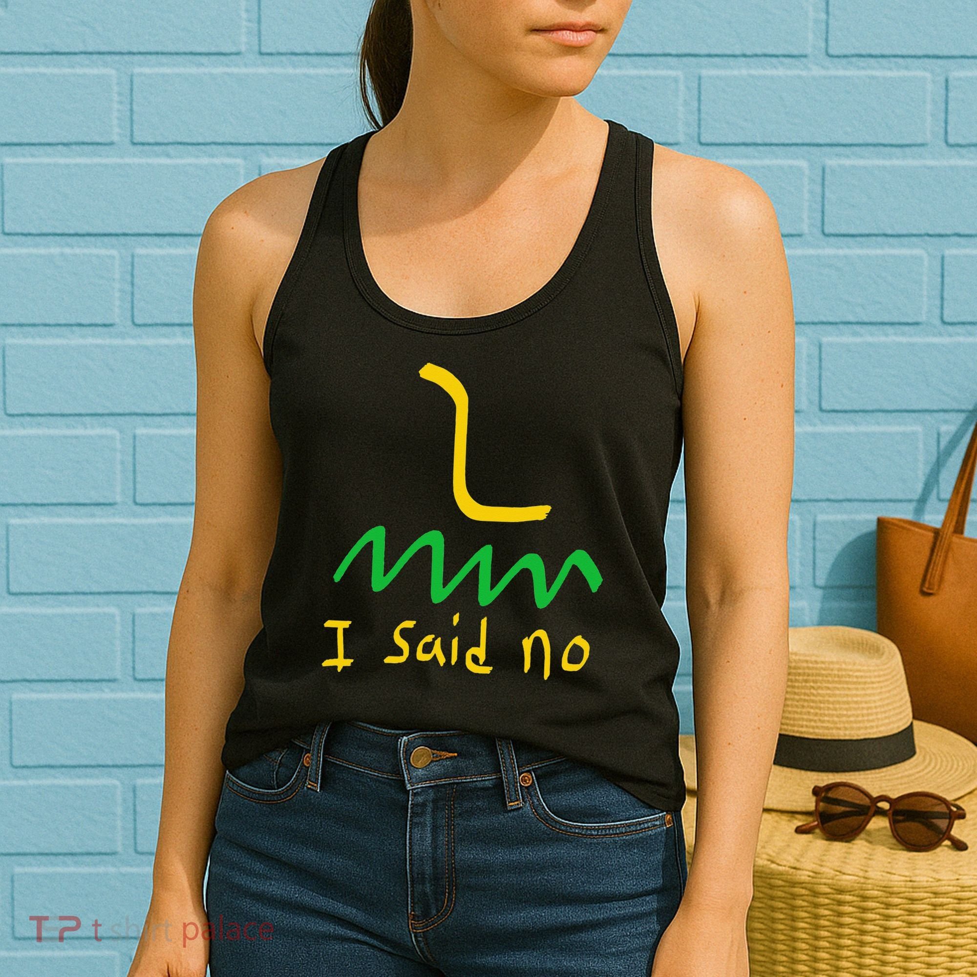 I Said No 1776 Conservative Libertarian Freedom Gadsden Flag Women's Tank Top