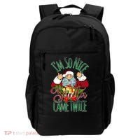 IM So Nice Santa Came Twice Ugly Christmas Backpack thumb 0