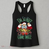 IM So Nice Santa Came Twice Ugly Christmas Women's Tank Top thumb 3