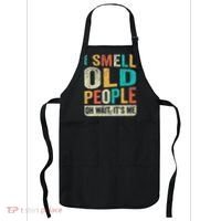 I Smell Old People It's Me Funny Senior Birthday Gag Gift Apron thumb 0